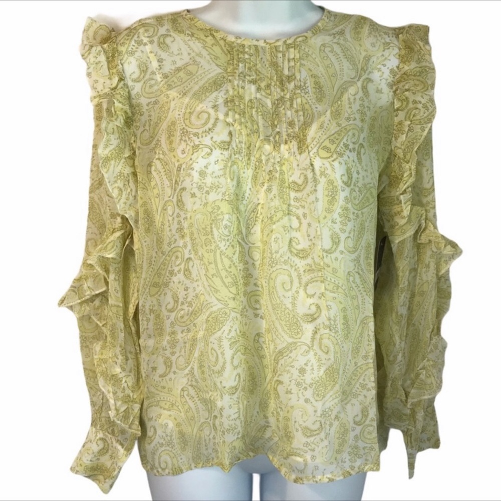 Lucky Brand Top with Detachable cami NWT